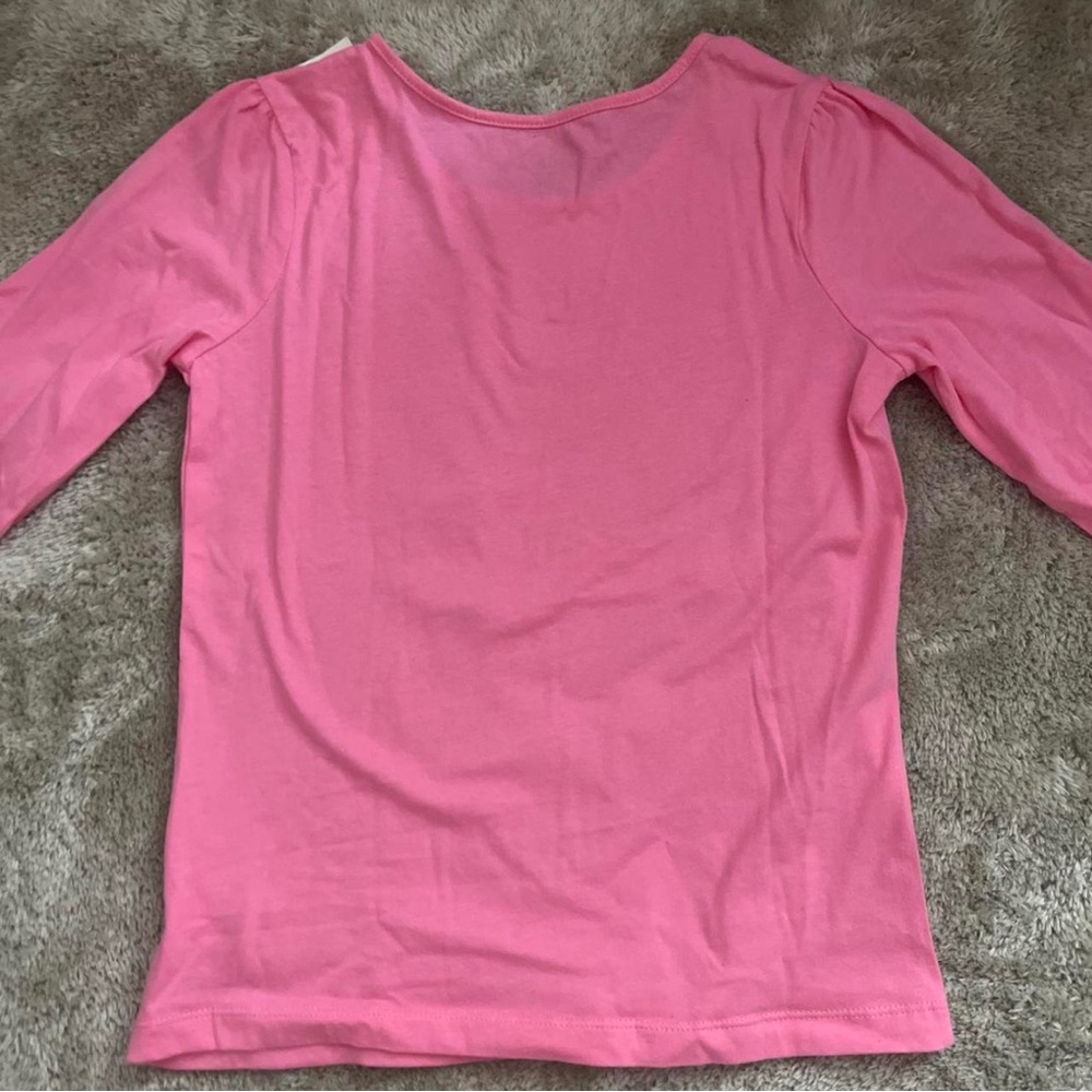 Children’s Place pink long sleeve tee Kids M 7/8 - Picture 2 of 2